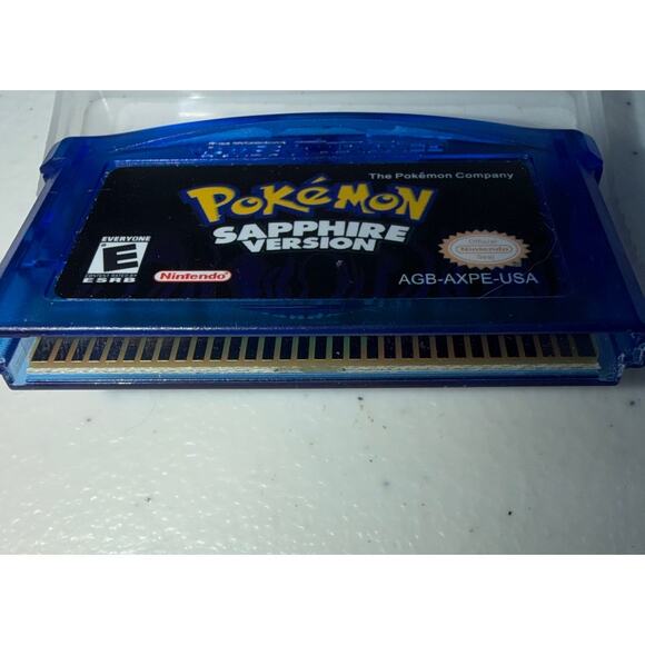 Pokemon: Sapphire Version Authentic Nintendo Game Boy Advance SP Game - Picture 4 of 5